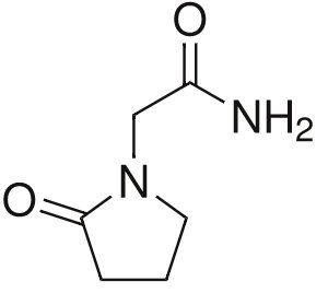 Piracetam - cząsteczka